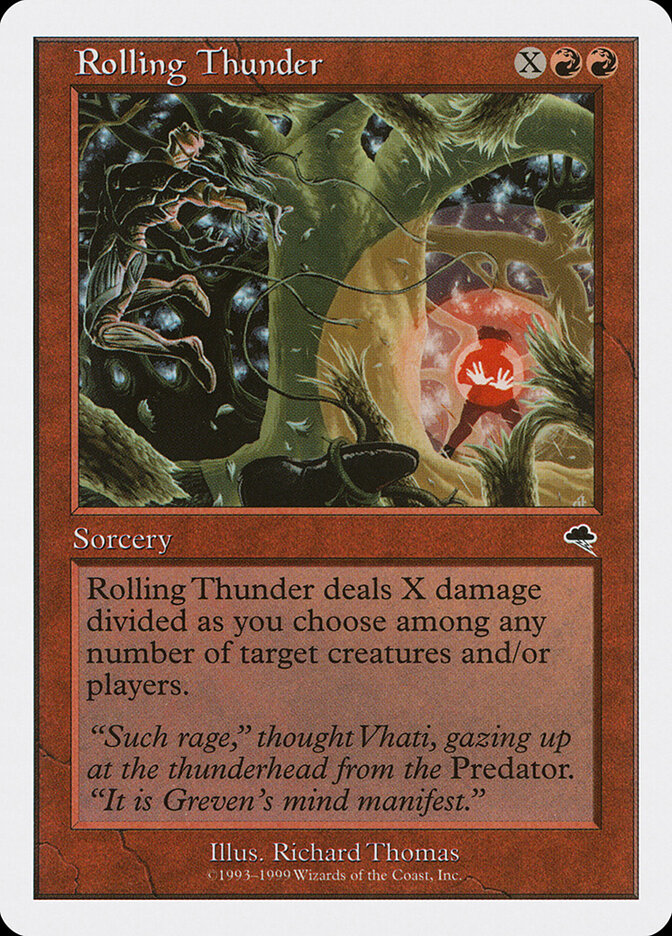 Rolling Thunder card front