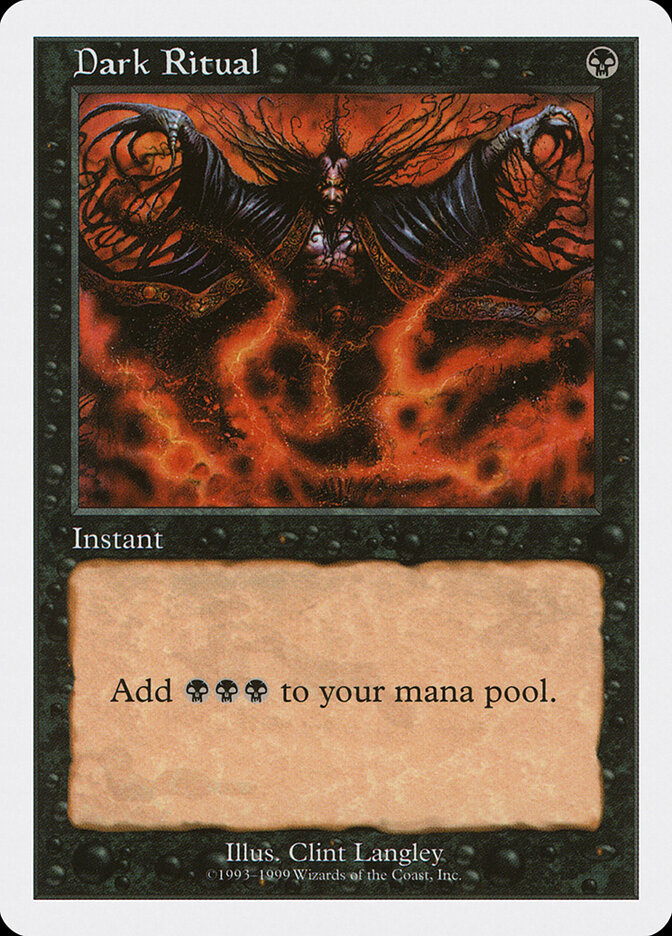 Dark Ritual card front