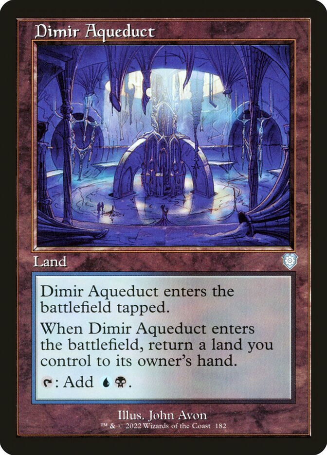 Dimir Aqueduct card front