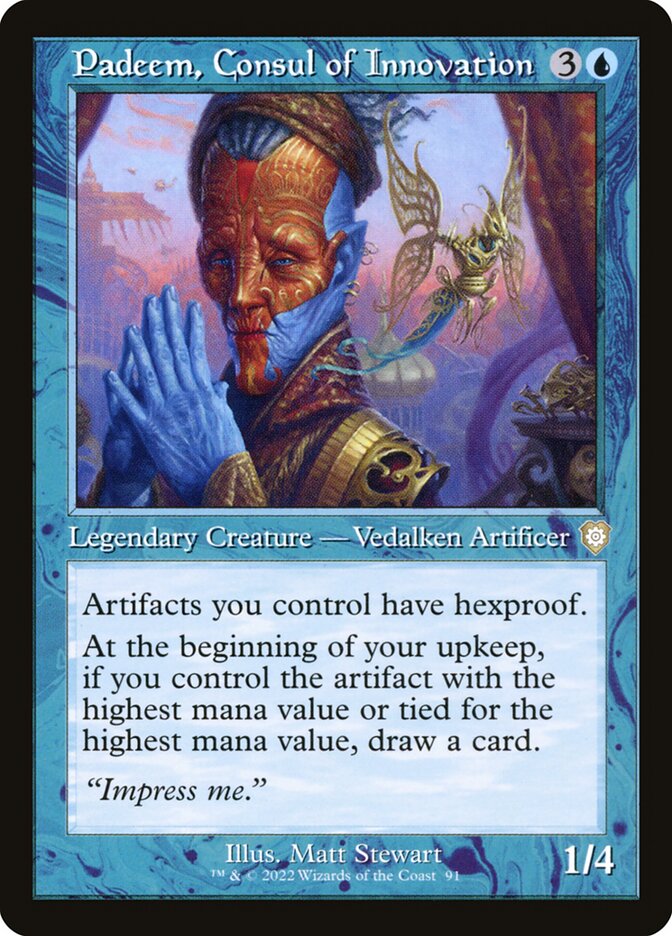 Padeem, Consul of Innovation card front