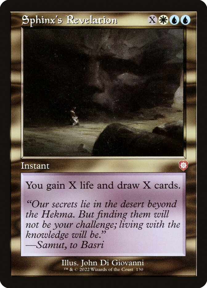 Sphinx's Revelation card front