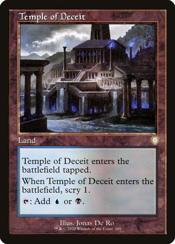 Temple of Deceit card front