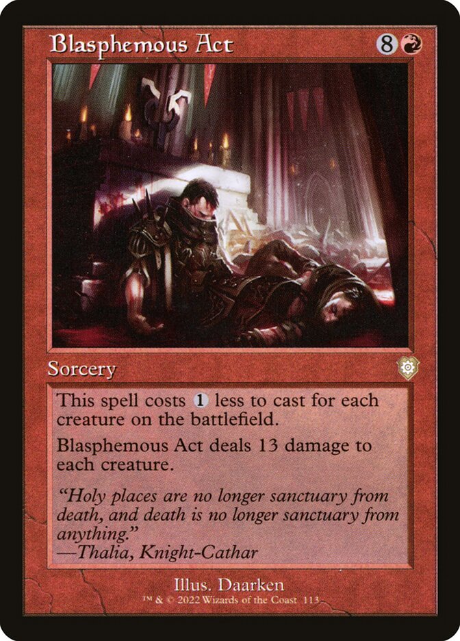 Blasphemous Act card front