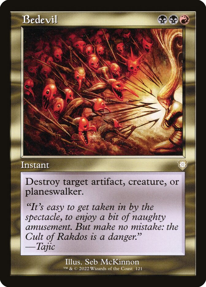 Bedevil card front