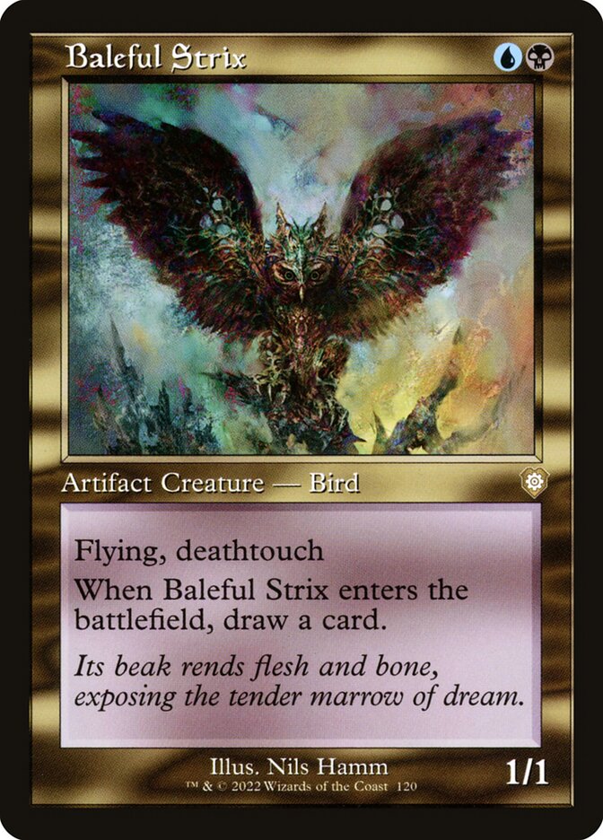 Baleful Strix card front