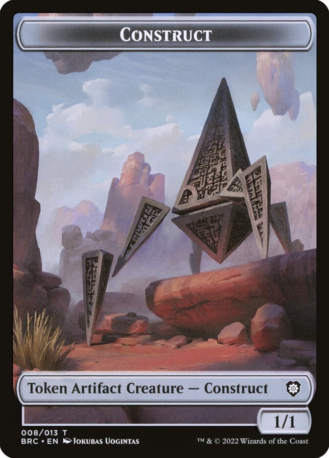 Construct card front