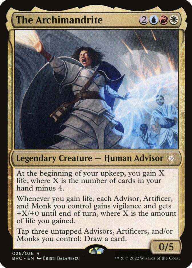 The Archimandrite card front