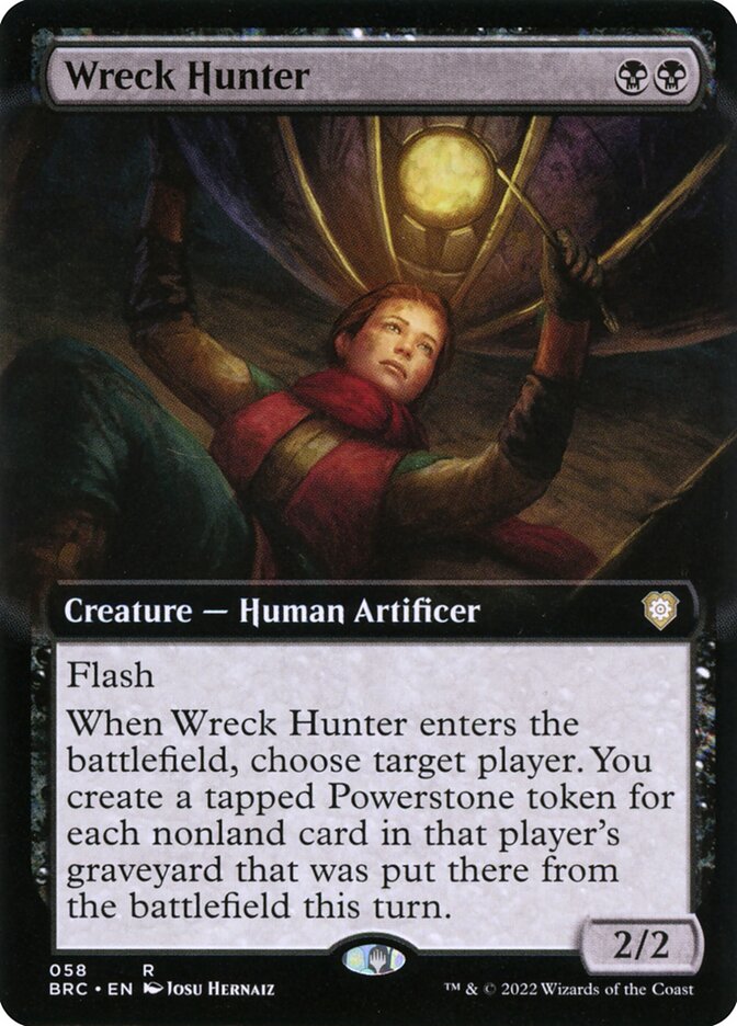Wreck Hunter card front