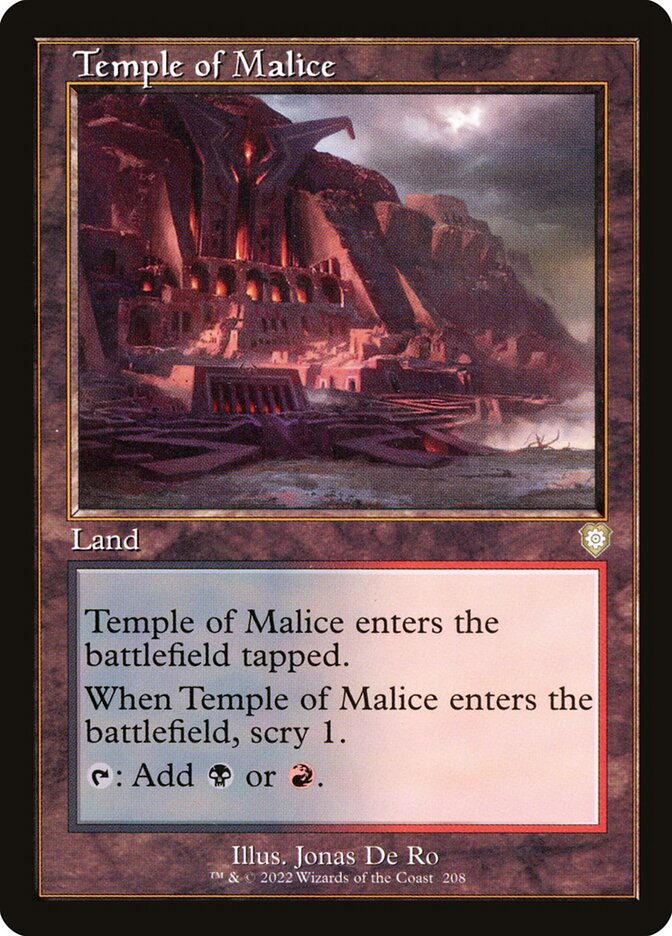 Temple of Malice card front