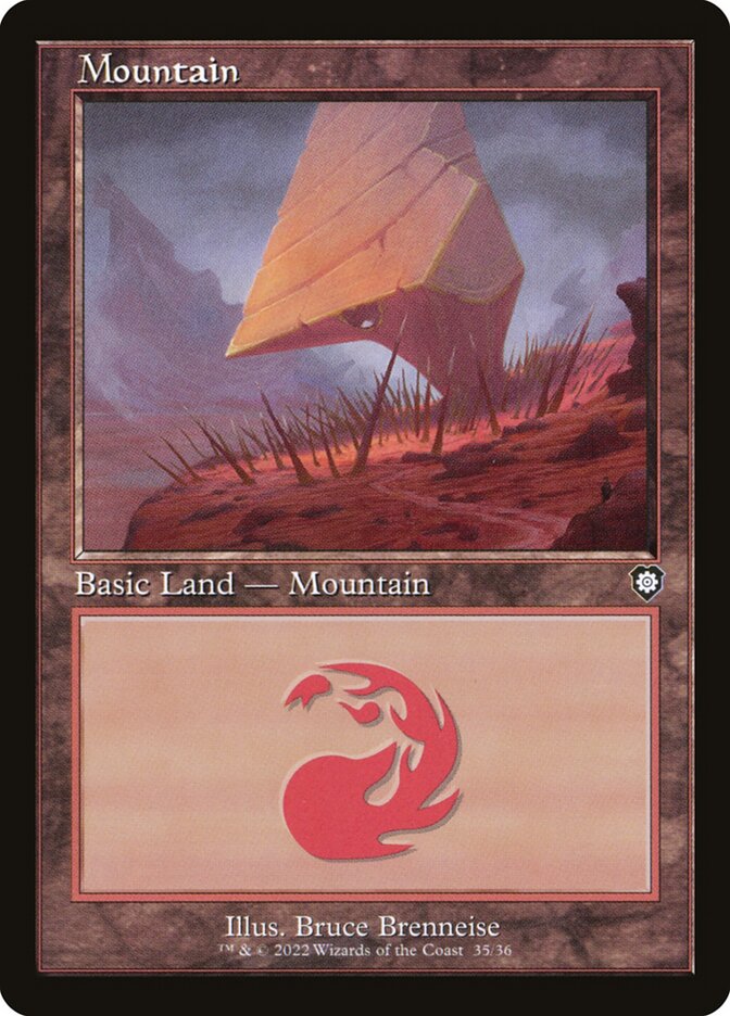 Mountain card front
