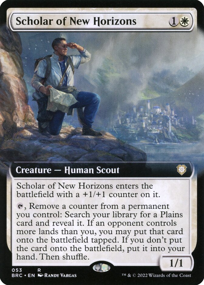 Scholar of New Horizons card front