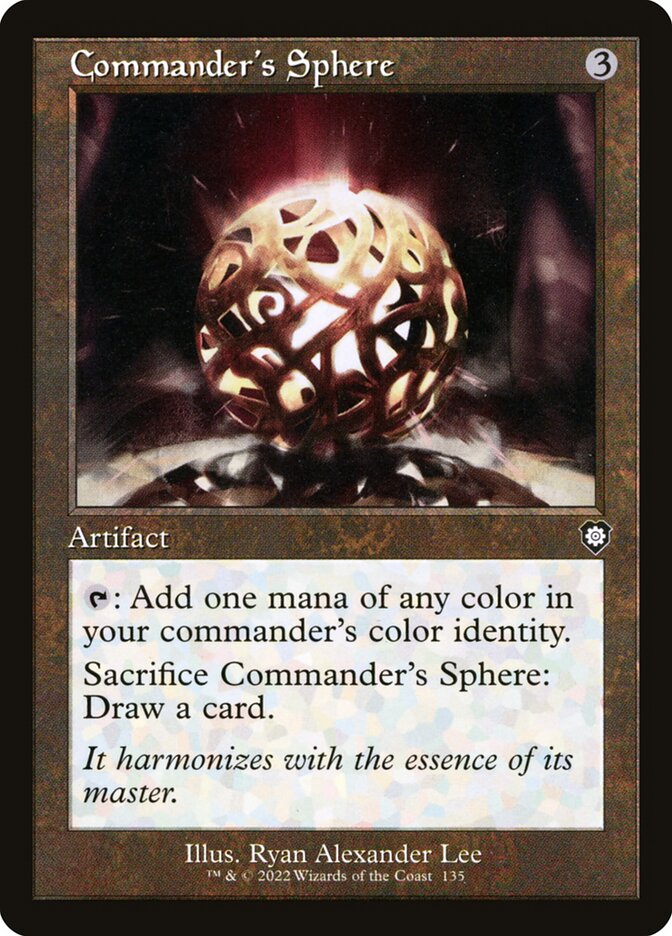 Commander's Sphere card front
