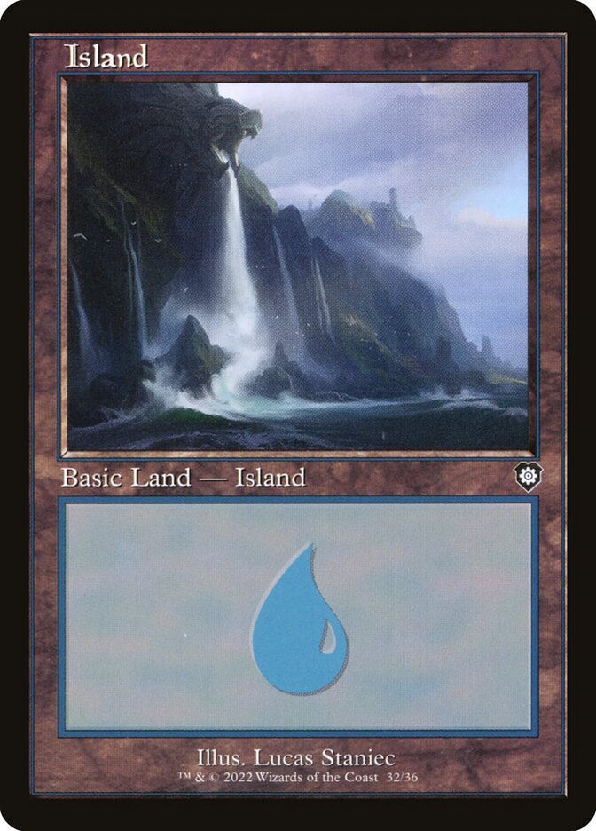 Island card front