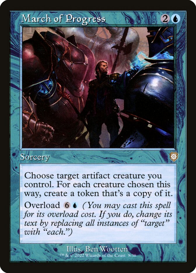 March of Progress card front