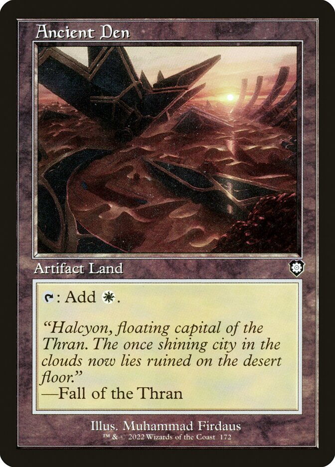 Ancient Den card front
