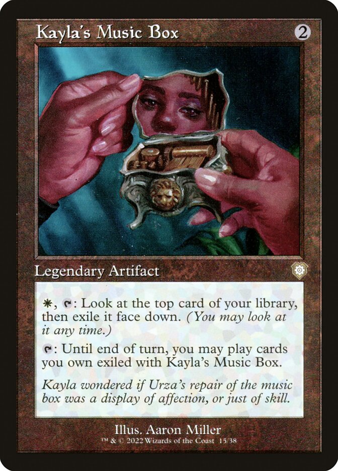 Kayla's Music Box card front