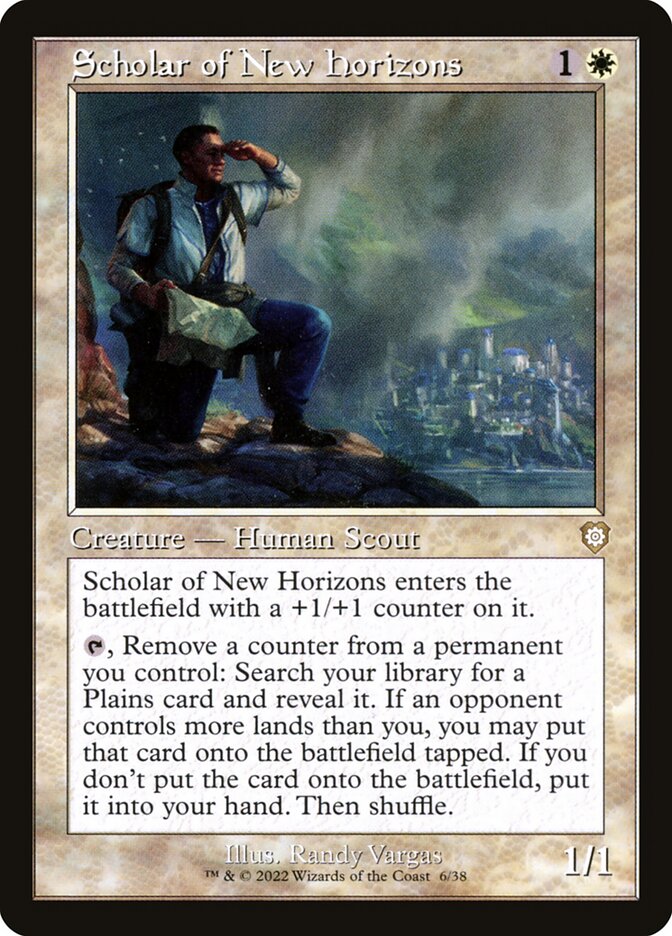 Scholar of New Horizons card front