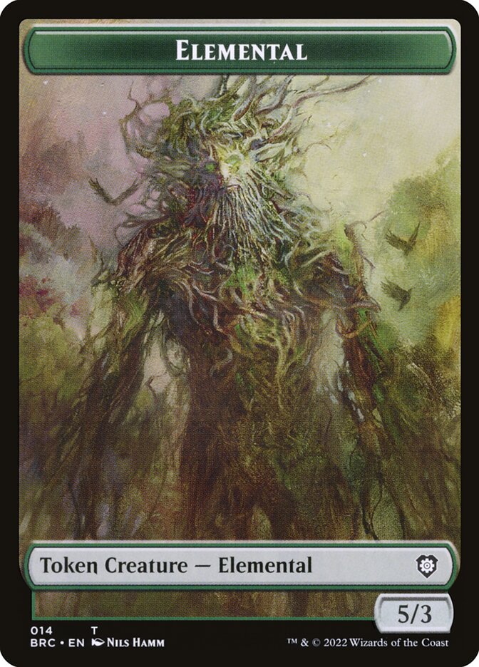 Elemental card front