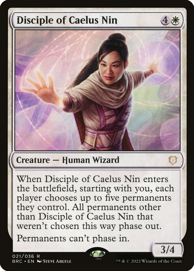 Disciple of Caelus Nin card front