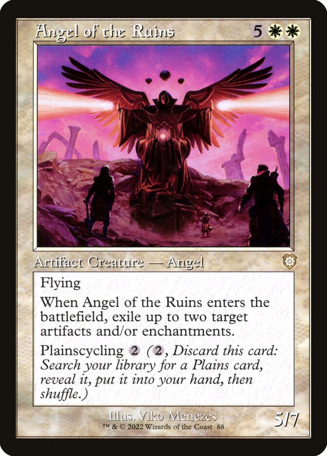 Angel of the Ruins card front
