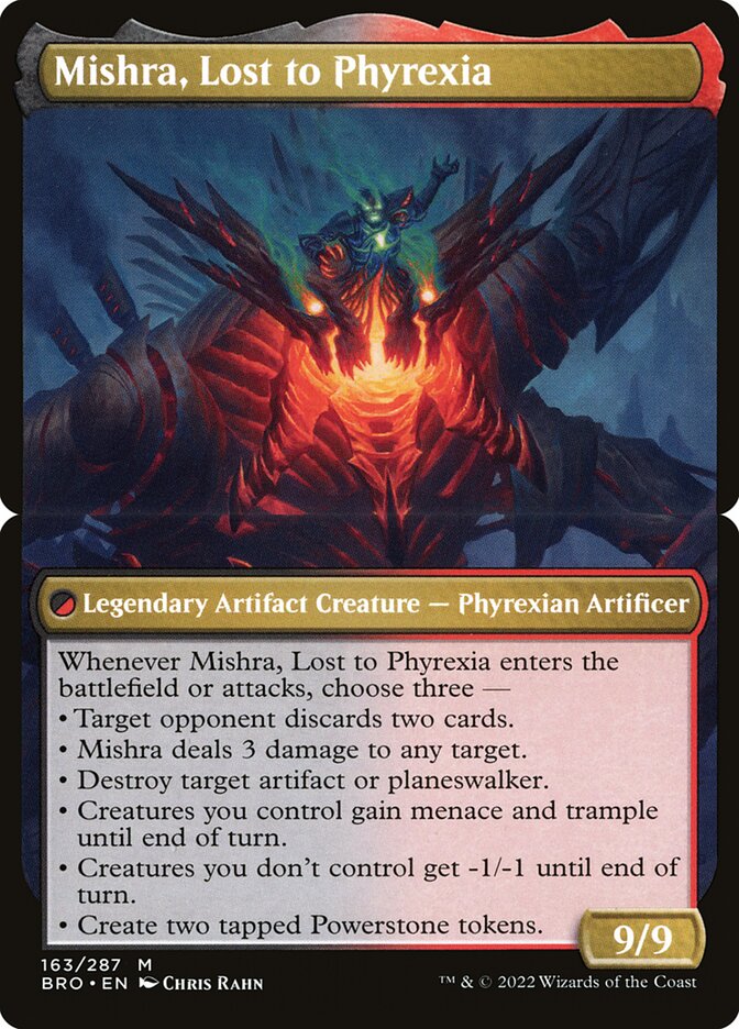 Mishra, Lost to Phyrexia card front