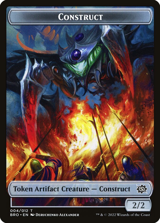 Construct card front