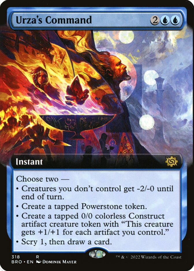 Urza's Command card front
