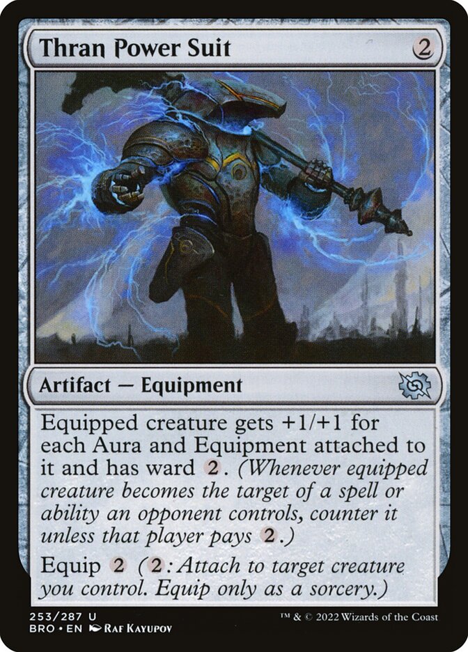 Thran Power Suit card front