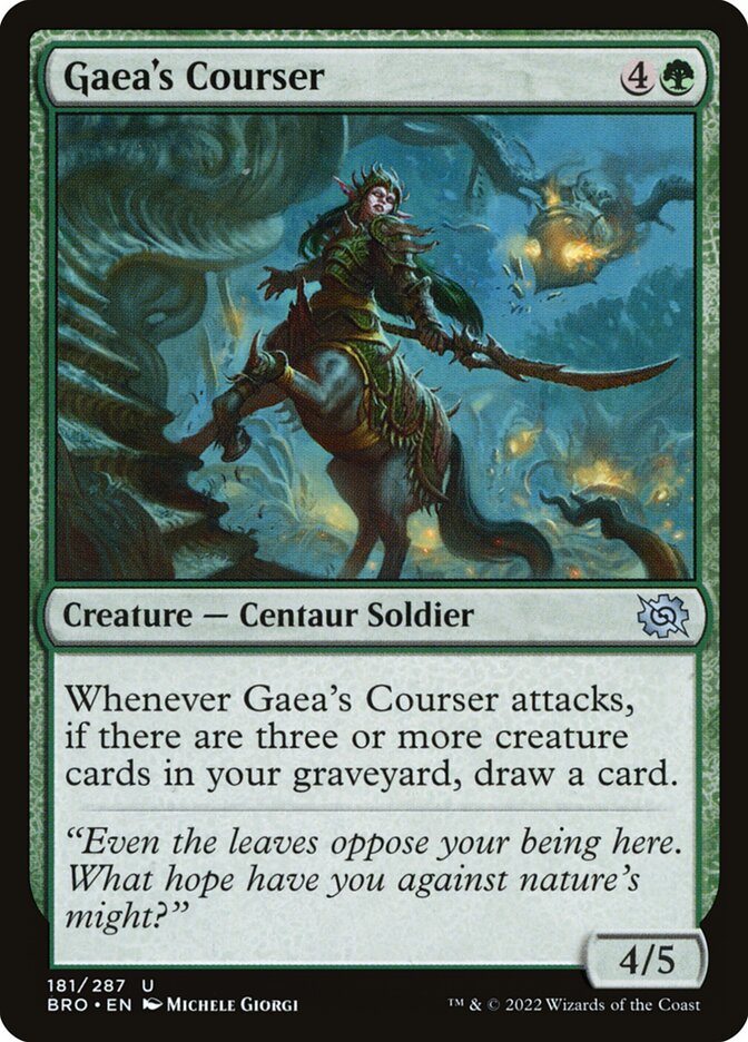 Gaea's Courser card front