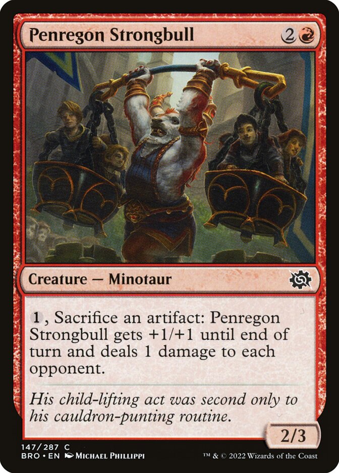 Penregon Strongbull card front
