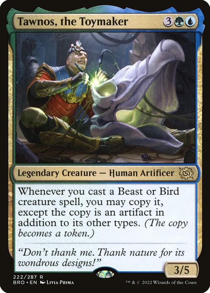 Tawnos, the Toymaker card front