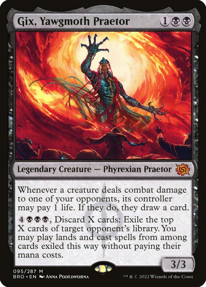 Gix, Yawgmoth Praetor card front