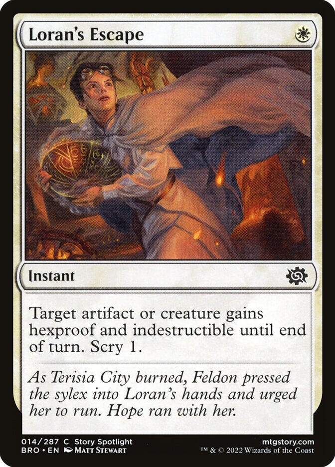 Loran's Escape card front