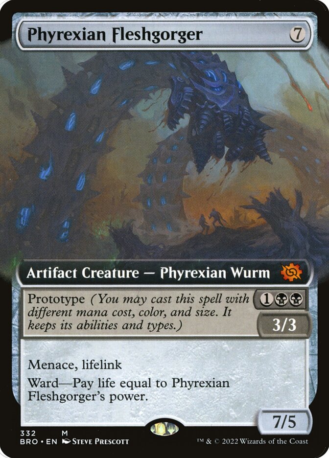 Phyrexian Fleshgorger card front