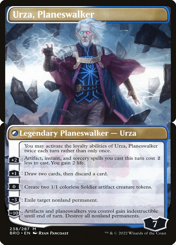 Urza, Planeswalker card front