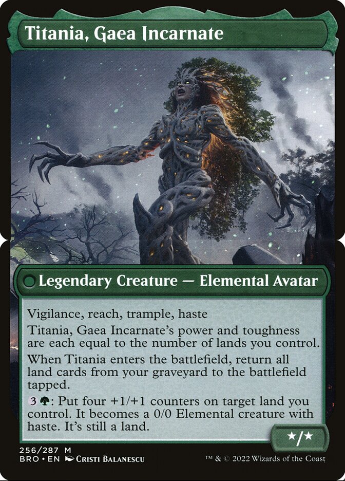 Titania, Gaea Incarnate card front