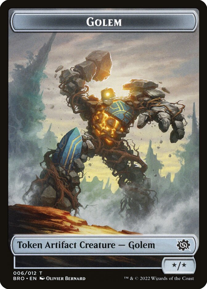 Golem card front