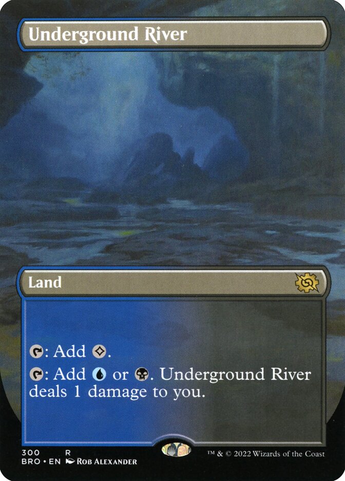 Underground River card front