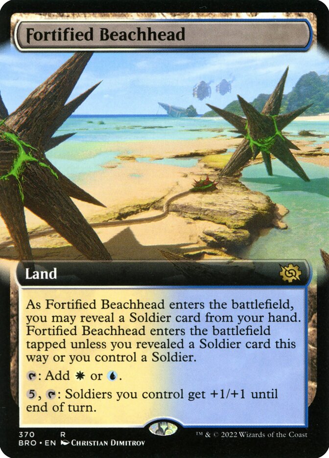 Fortified Beachhead card front