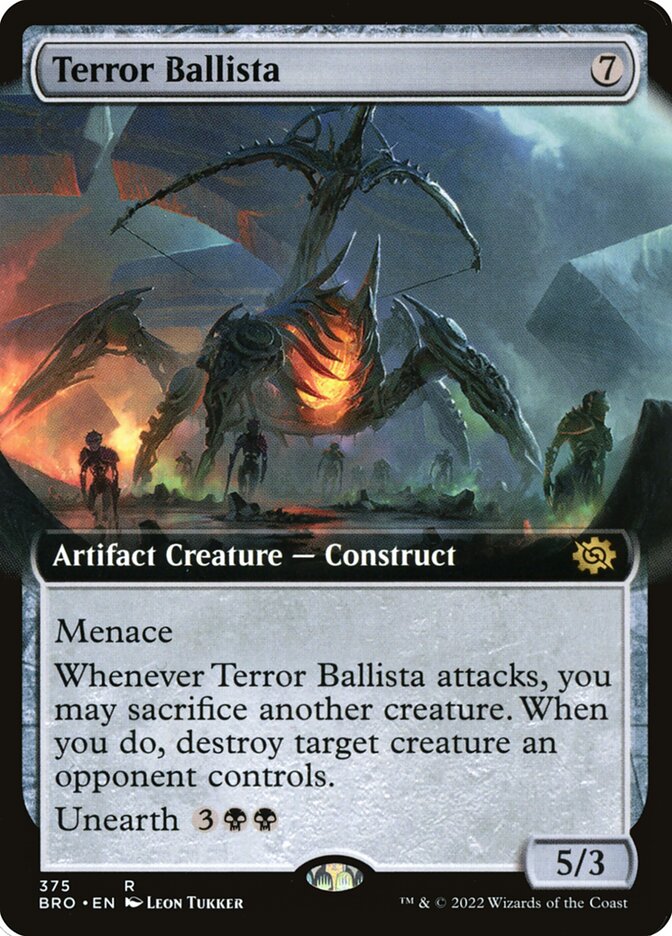 Terror Ballista card front