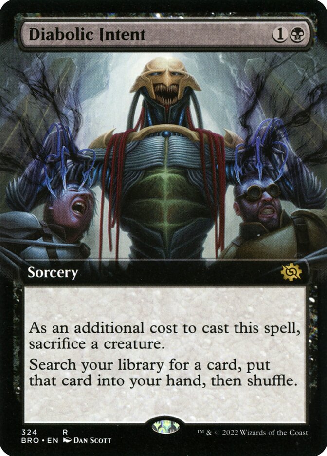 Diabolic Intent card front
