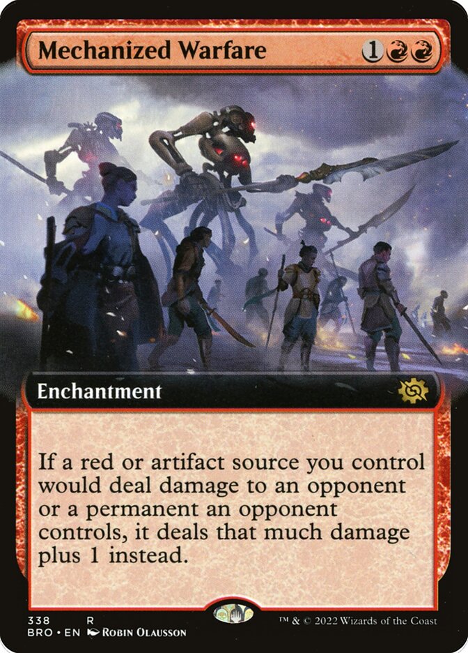 Mechanized Warfare card front