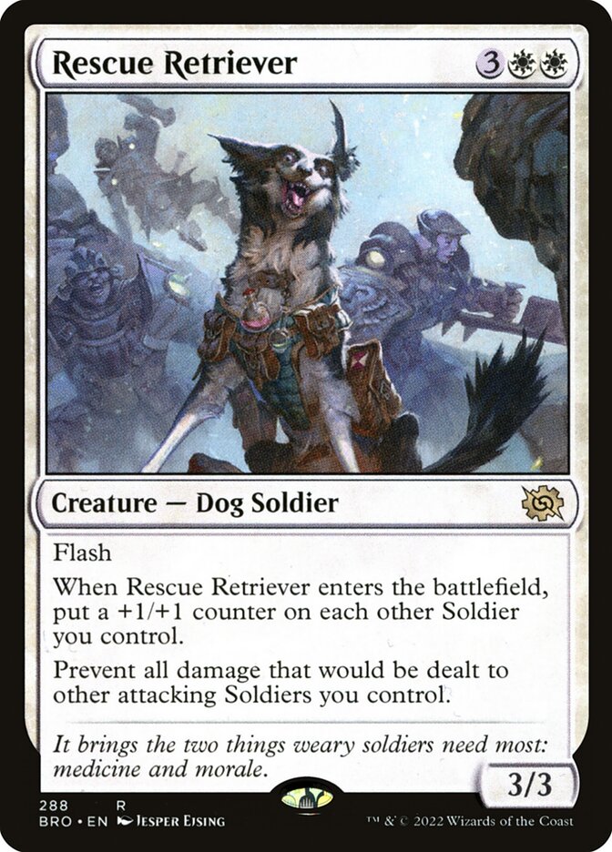 Rescue Retriever card front