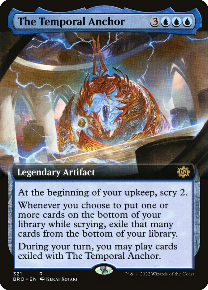 The Temporal Anchor card front
