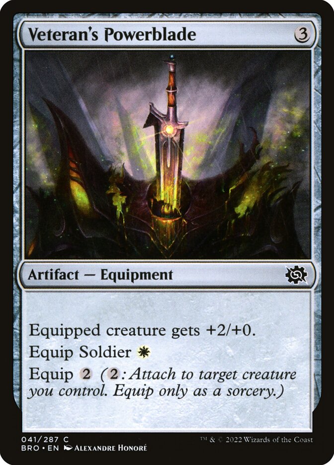 Veteran's Powerblade card front