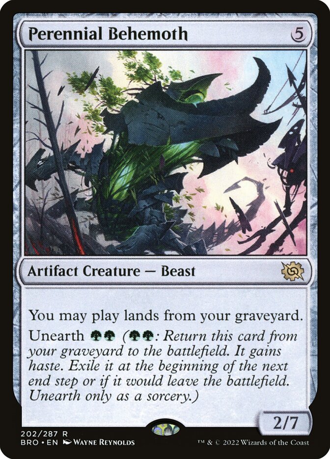 Perennial Behemoth card front