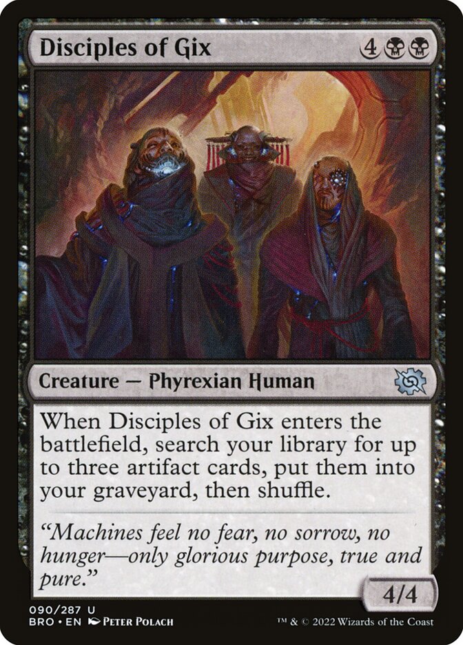 Disciples of Gix card front