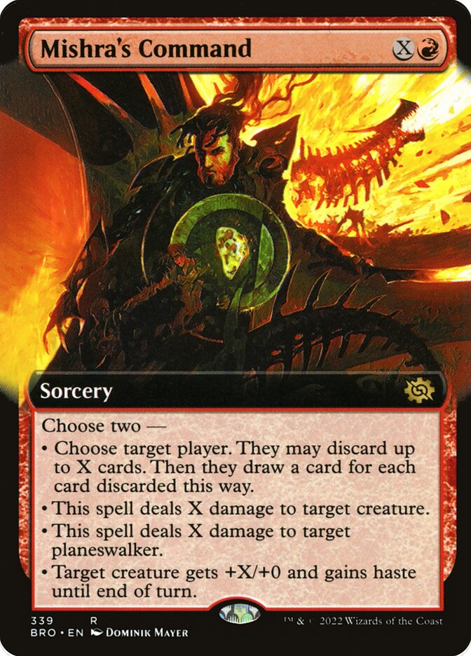 Mishra's Command card front