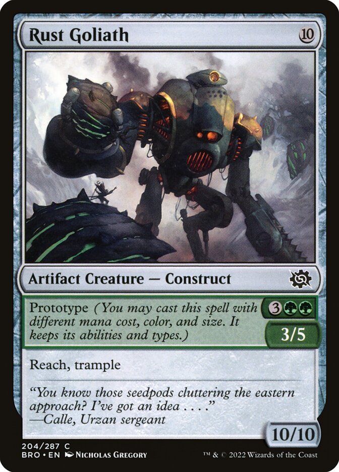 Rust Goliath card front