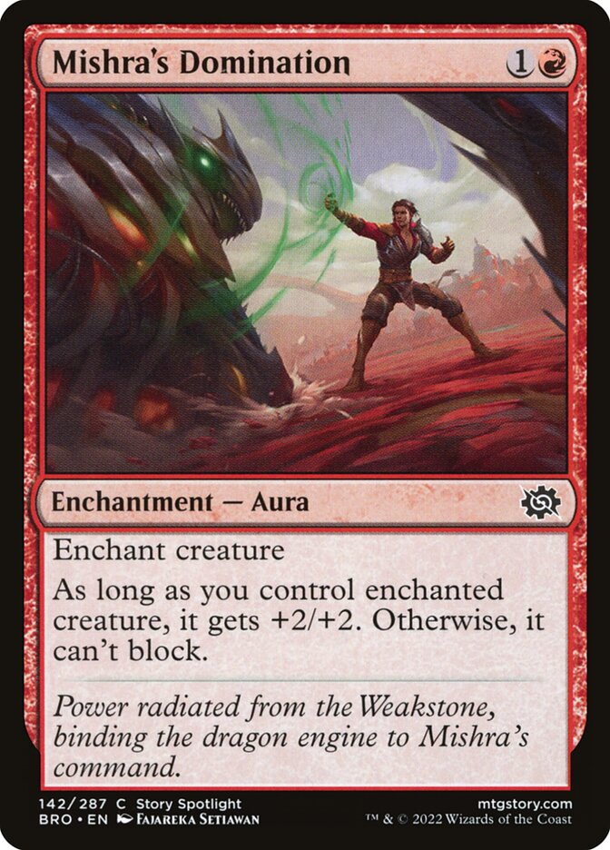Mishra's Domination card front